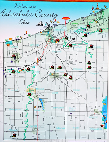 Ohio Covered Bridges Map | Coastal Map World