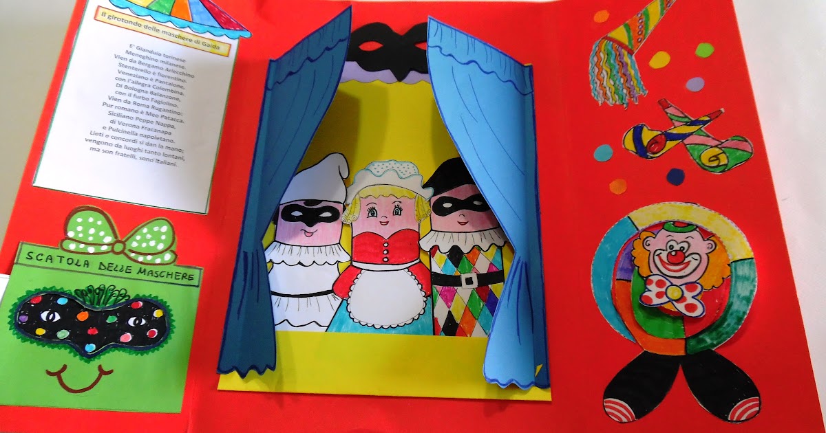 Un Lapbook Di Carnevale Dalla Maestra Renata Bussolascuola