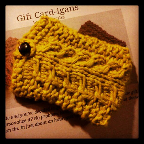 #giftcardholder complete! #Christmas #knitting #crafting #handmade #knit #knitstagram #quickknit