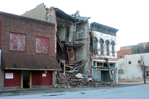 Commercial Street collapse