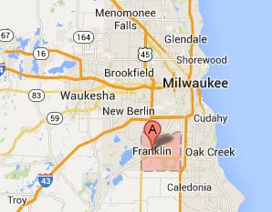 Map Of Franklin Wisconsin | Draw A Topographic Map