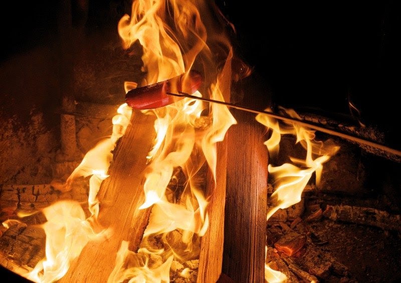 Woman Roasted Over Fire Pit | Fire Pit