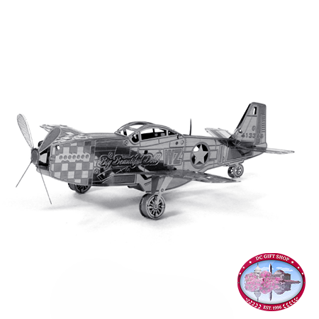 p51 Mustang Model: The P51 Mustang 3D Laser Cut Model Toys and Games ...