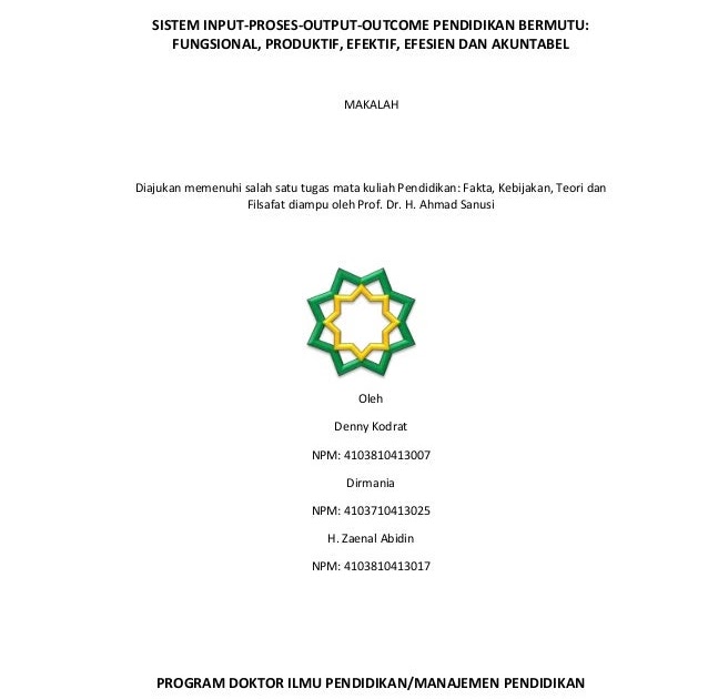 Contoh Soal Essay Tentang Sistem Input-proses-output - Guru Soal
