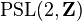 \operatorname{PSL}(2,\mathbf{Z})