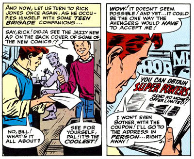 There was a superhero called 'HOR'? Avengers #10