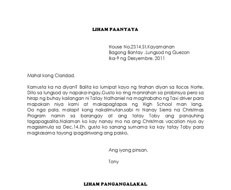 Tagalog Liham Pag Aaplay Ng Trabaho Maikling Kwentong Images And