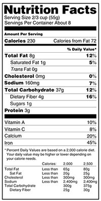 32 Nutrition Label Worksheet Answer Key - Labels Database 2020