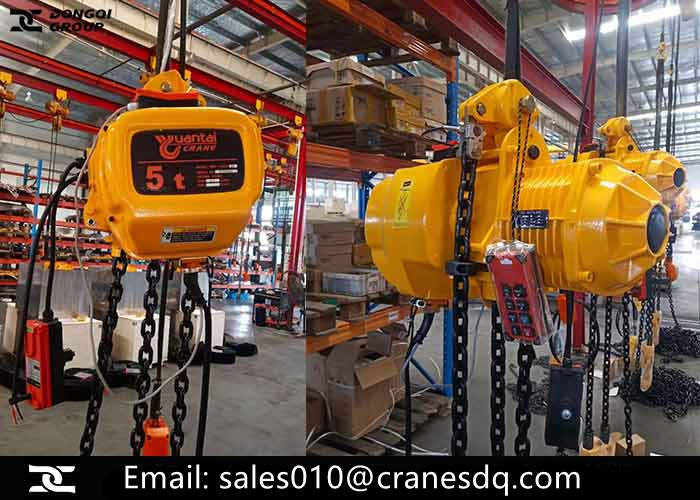 5 ton electric chain hoist for sale to Philippines