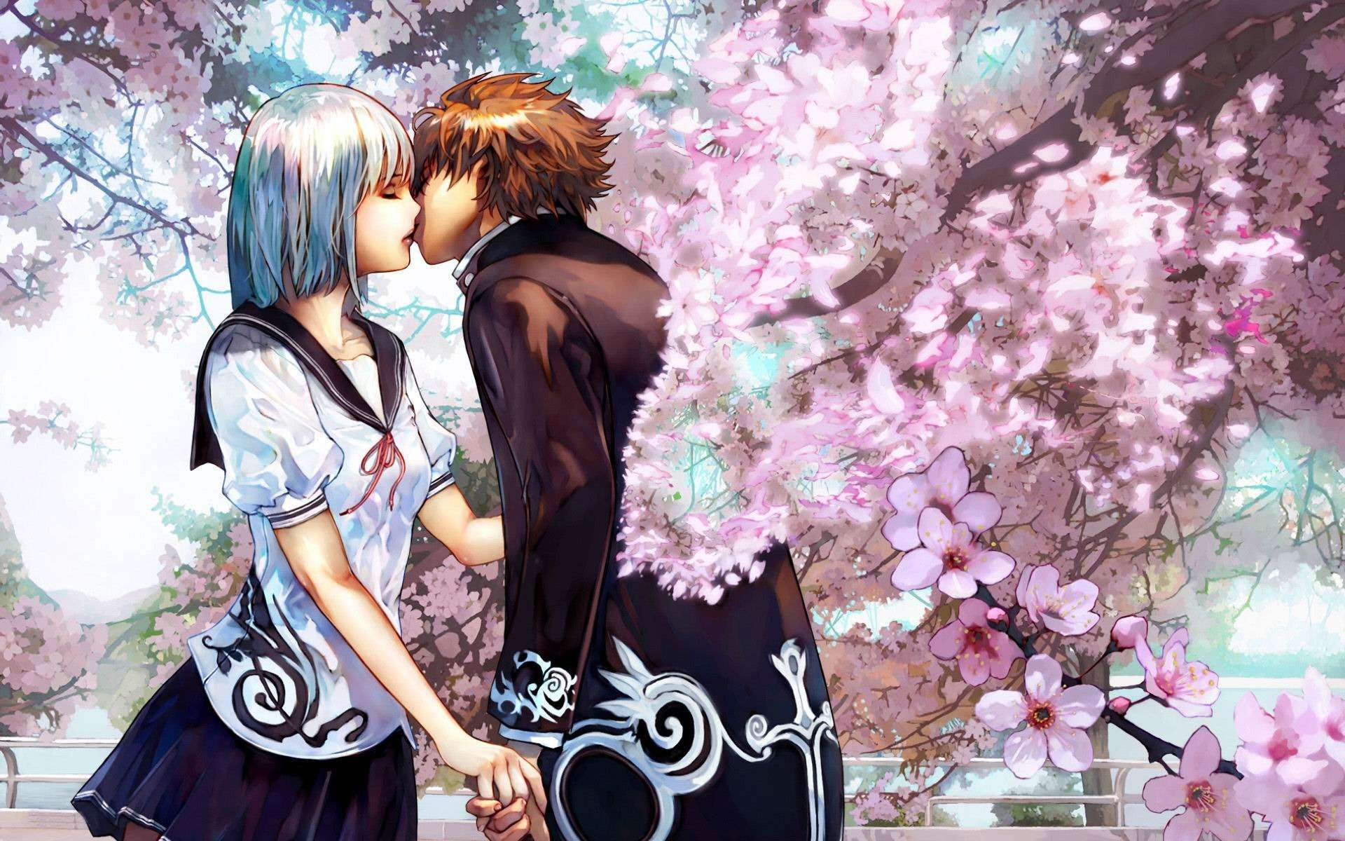 HD Cute Anime Couple Backgrounds | PixelsTalk.Net