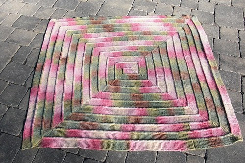 Spring Blanket finished 48 inches x 50 inches-122 x 127cm