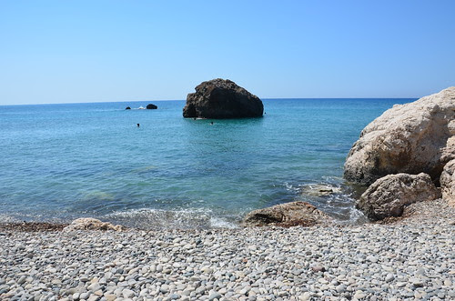 Stein des Griechen An dieser Stelle soll Aphrodite aus dem Meer gestiegen sein