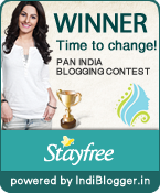 Stayfree Time To Change! IndiBlogger Contest Winner