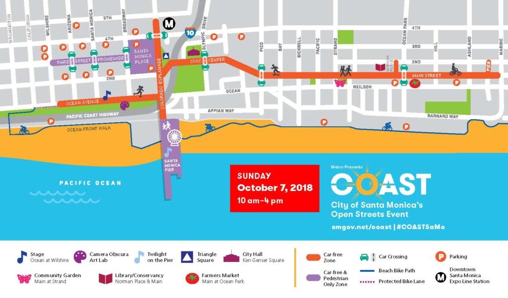 Santa Monica Pier Map