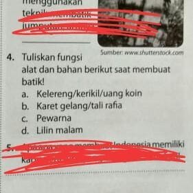 Fungsi Karet Gelang Saat Membuat Batik - Teman Sekolah