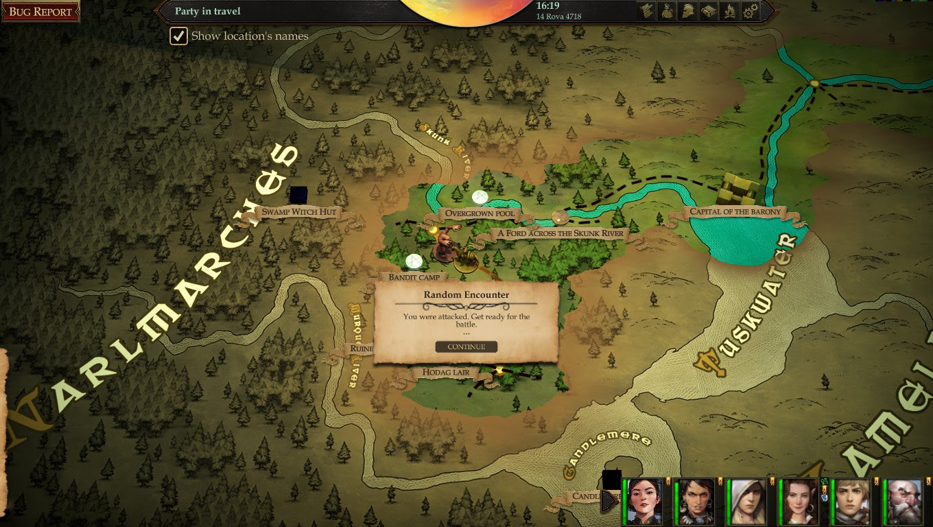 Pathfinder Kingmaker Map With All Locations