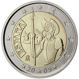 Face comemorativa da moeda de €2 Face comemorativa da moeda de €2