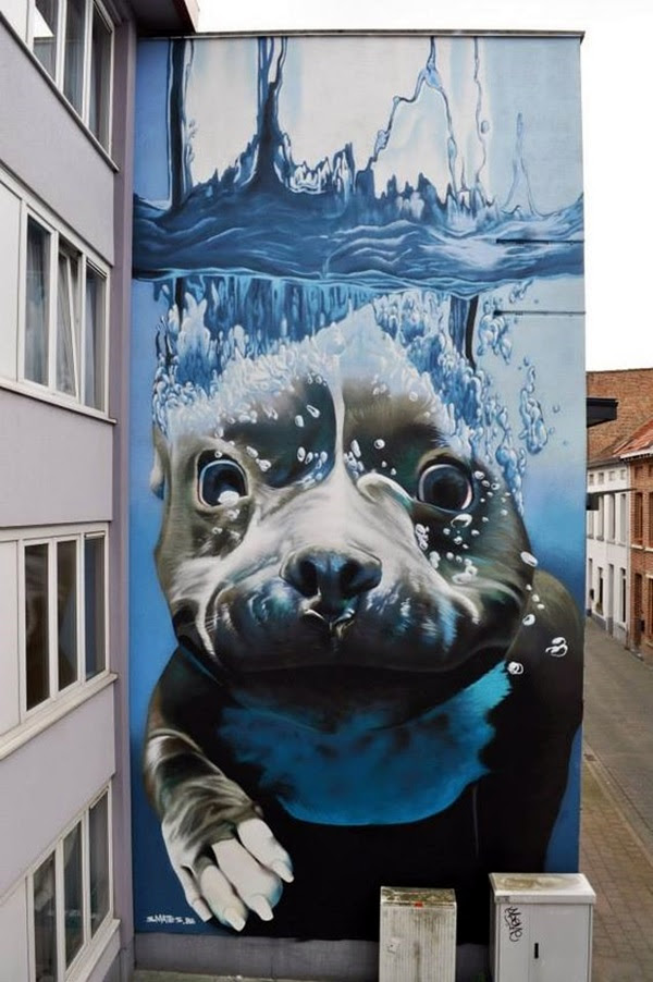 Amazing Huge Street Art on Building Walls (1)