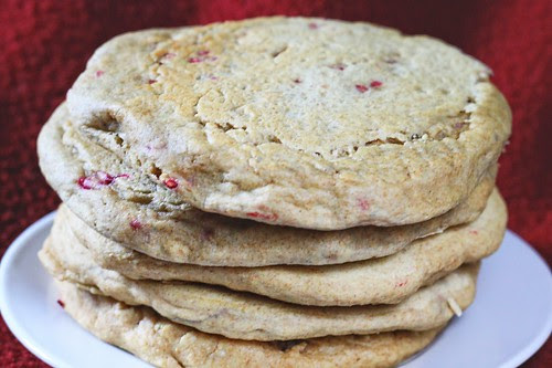 Whole Wheat Pancakes with Raspberries