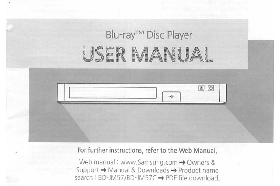 Samsung Blu Ray User Manual / Samsung Bd F5100 Blu Ray Disc Player