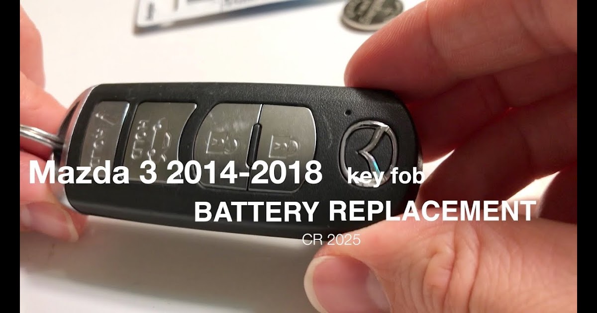 mazda key battery replacement cost