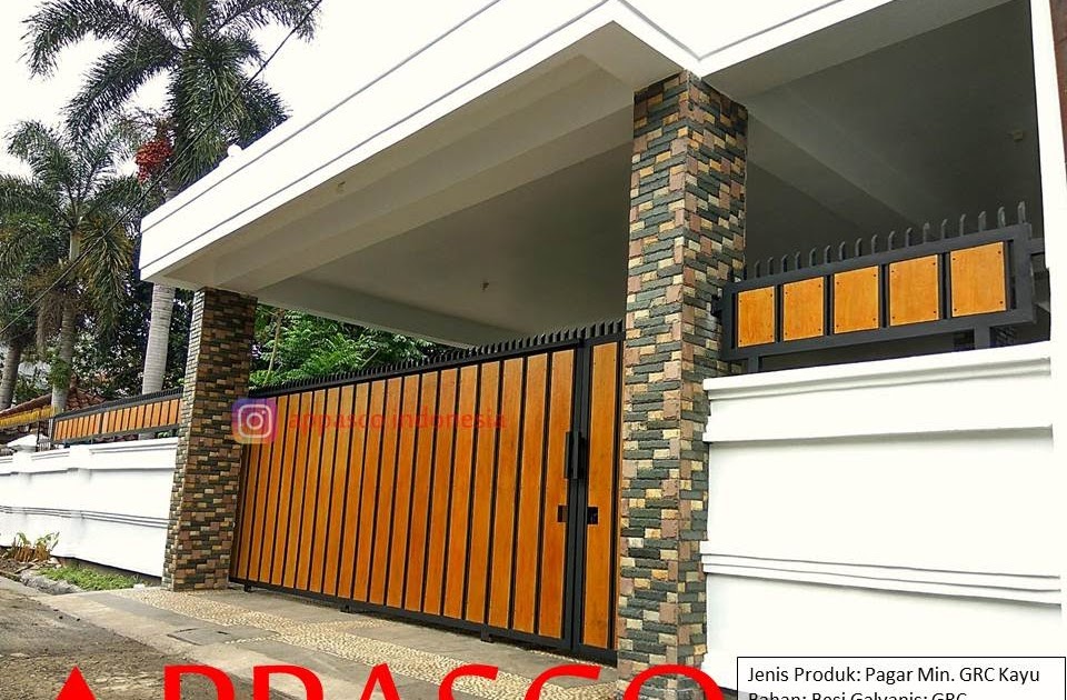 Pagar Minimalis Industrial Desain Rumah Industrial 1 Lantai Situs