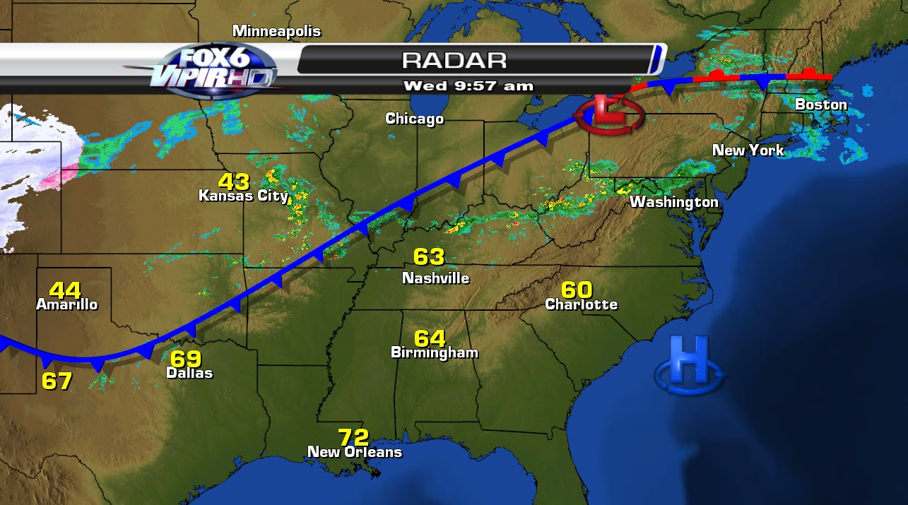 Cold Front Map World Map 07