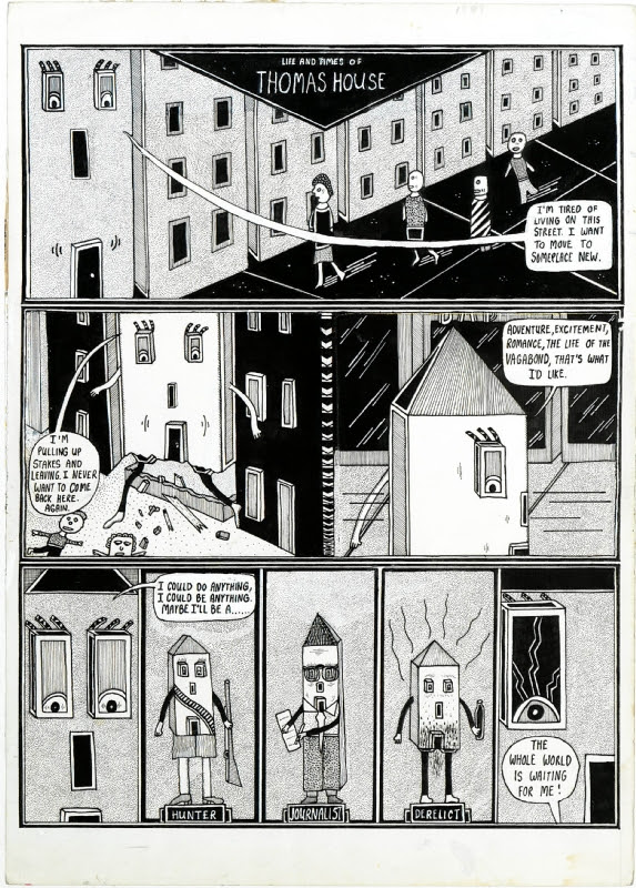 Life & Times of Thomas House, pg. 1 Comic Art Life & Times of Thomas House, pg. 1 Comic Art