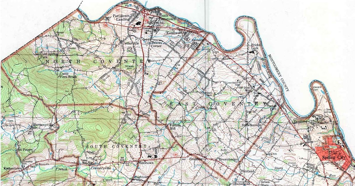 Map Of Chester County Pa Townships