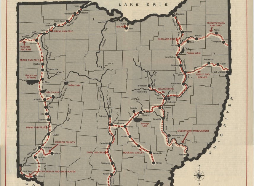 Ohio Erie Canal Map | Zoning Map