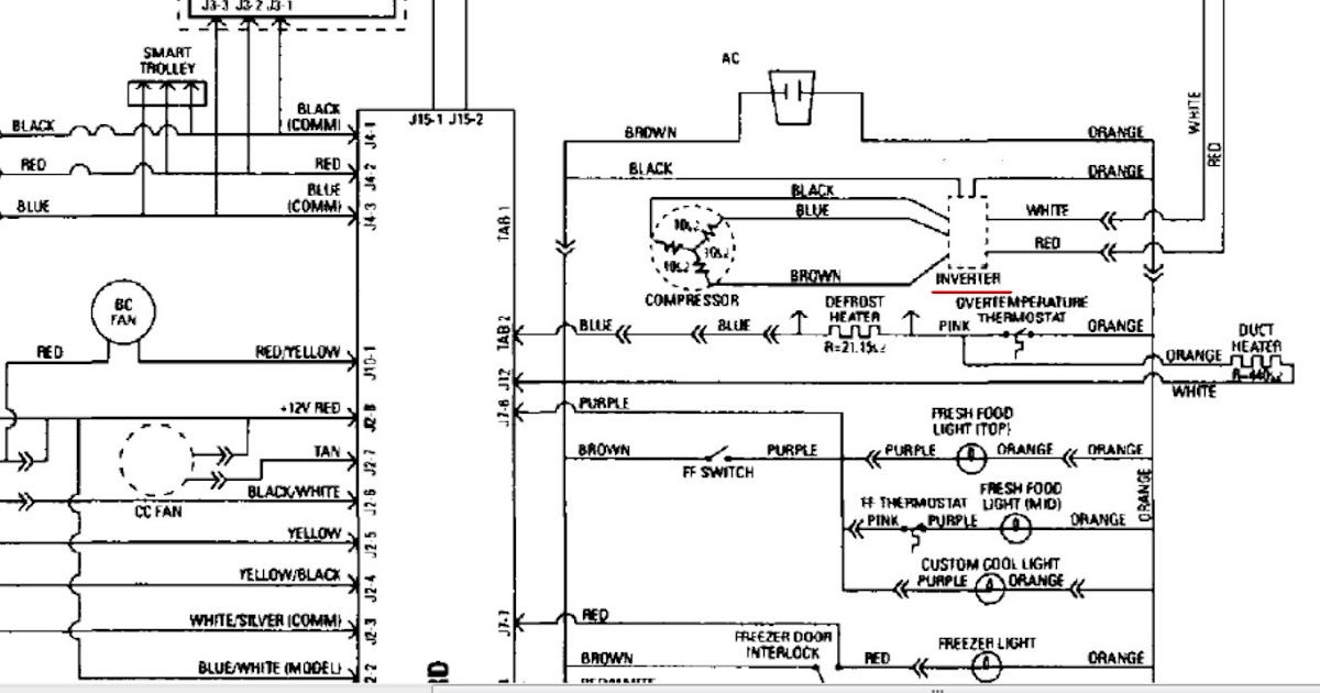 Ge Refrigerator Schematic Diagram Free Wiring Diagram