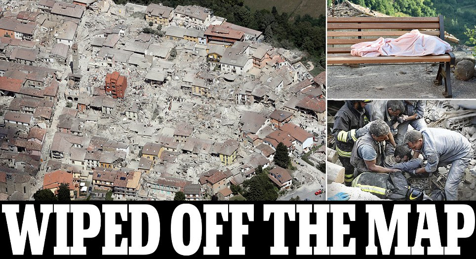 Italy earthquake of magnitude 6.2 leaves at least 73 dead in town of Amatrice