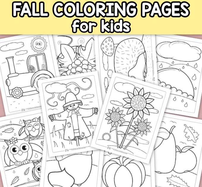 Fall Coloring Pages For Kids