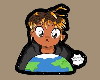 Juice Wrld Cartoon / Rap Juice Wrld Etsy
