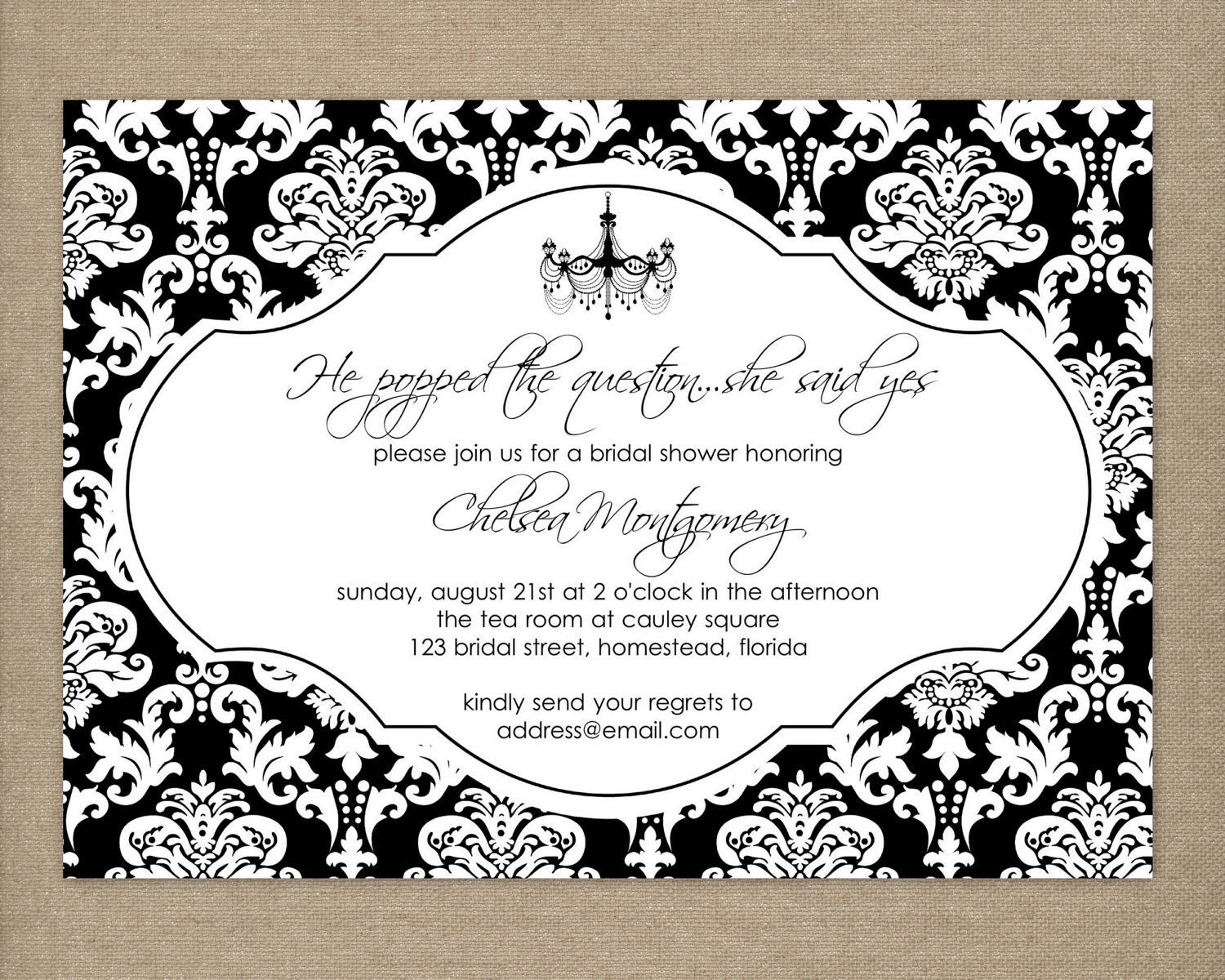 40th Birthday Ideas Free Black And White Birthday Party Invitation