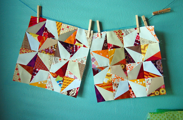 Wonky pinwheels