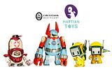 Martian Toys presents: Crux Delgado custom Teddy Trooper, Toum Robot and Packer Bots!!!