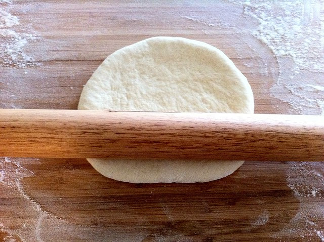 Rolling Pizza Dough