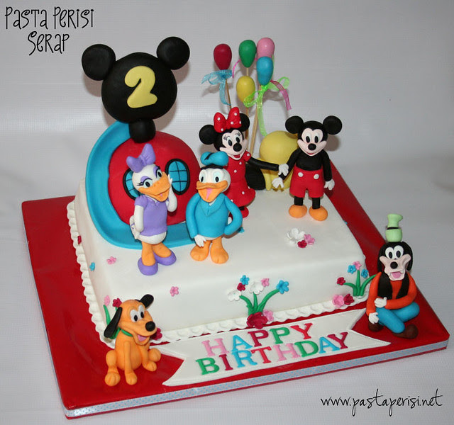 PASTA PERİSİ SERAP PASTA TASARIM Mickey Mouse Pastası