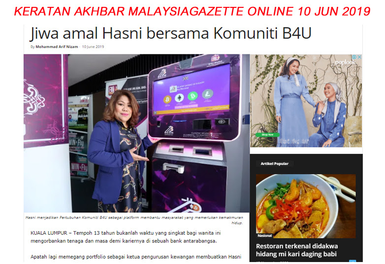 B4U trades investment global malaysia group of companies syarikat pelaburan dan perniagaan sah di malaysia patuh syariah shariah compliance berdaftar bank negara malaysia
