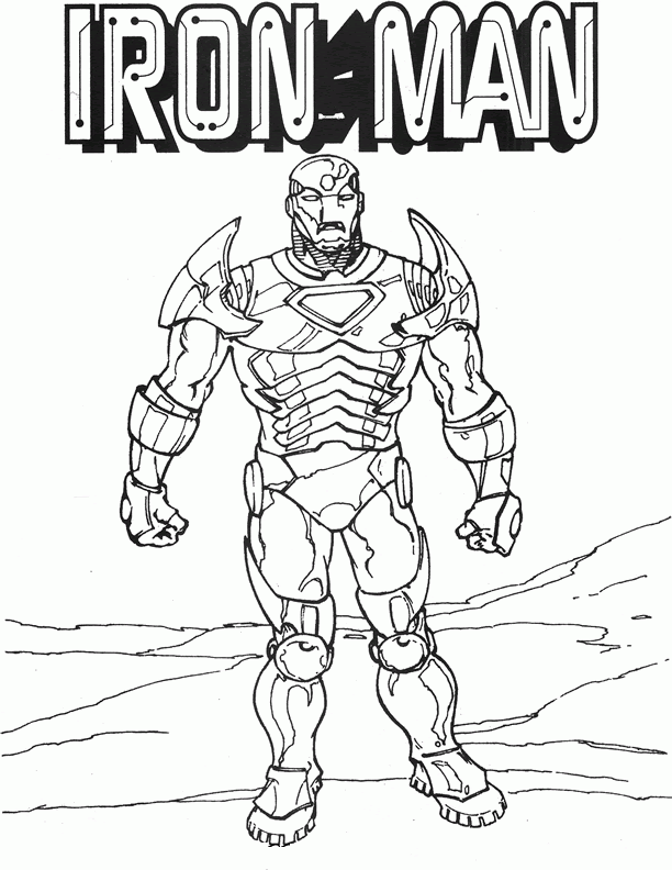 Malbuch 2021 Superhelden Ausmalbilder Ironman