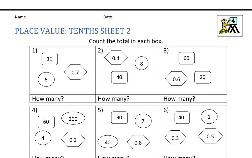 4 Grade Printable Worksheets - 12 Best Images of Long Division With