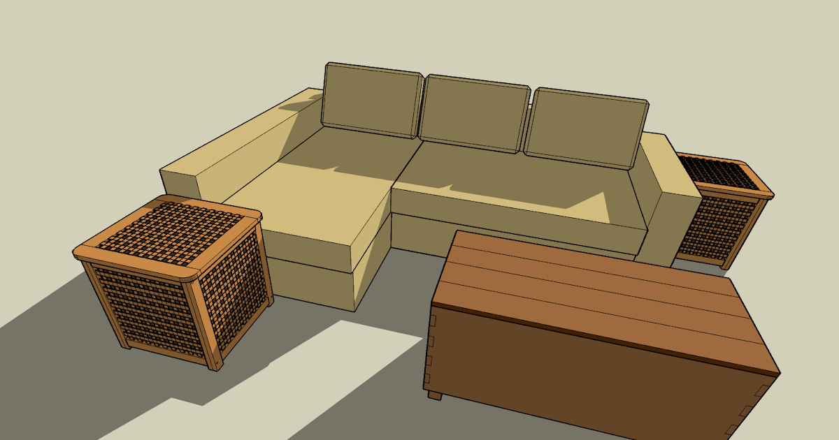 Wood Shop Furniture plans sketchup
