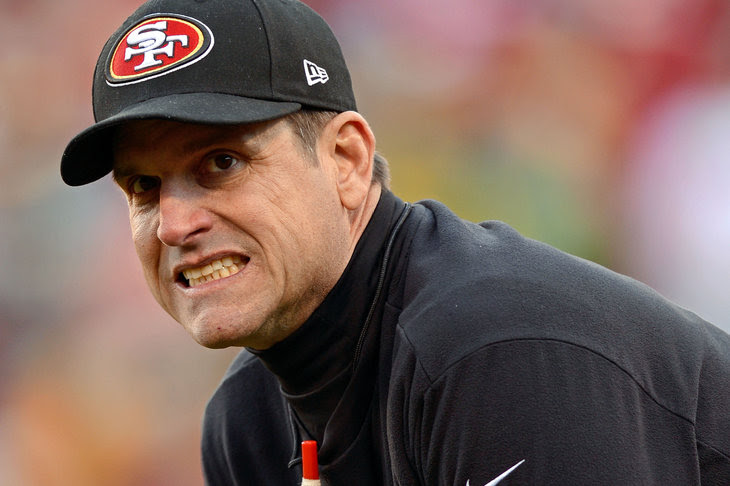JIM HARBAUGH , SAN FRANCISCO 49ERS (Thearon W. Henderson)