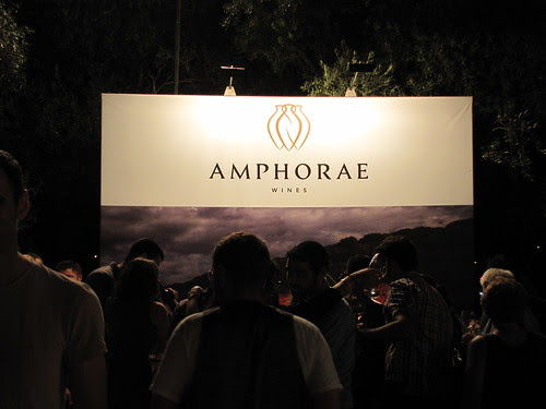 Amphorae's booth at the Wine Festival