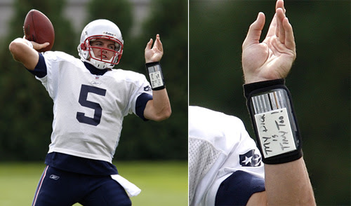 QBs wristband: My dick is tiny too! Outsports QBs wristband: My dick is tiny too! Outsports