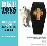 DKE Toys Designer-Con Special Release! Hand Painted Mike Egan BONES with Wings & Coffin!