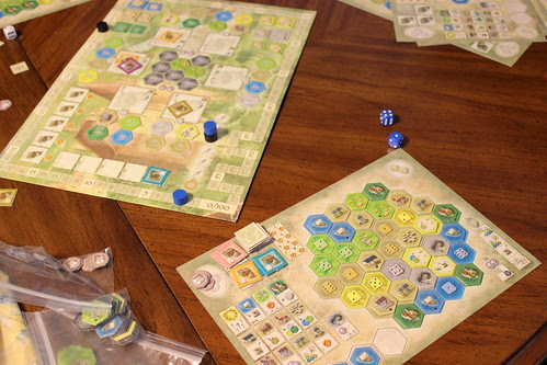 Playing Castles of Burgundy