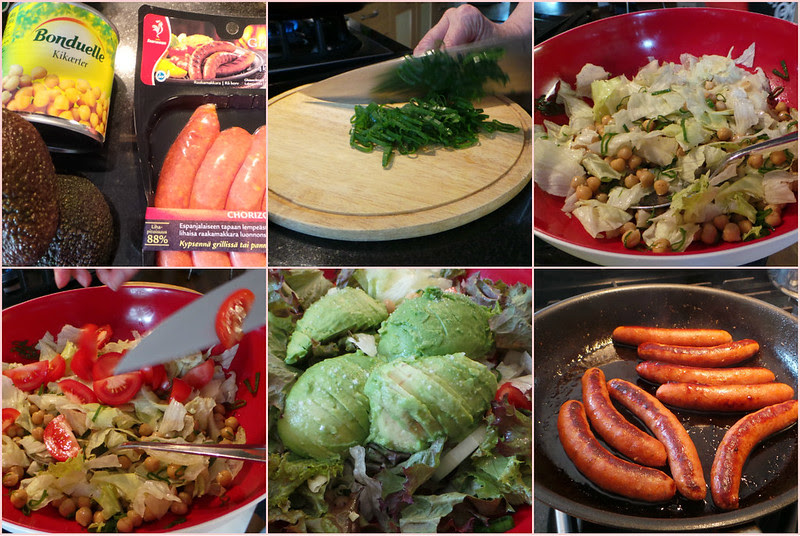 Chorizo-salaattikollaasi