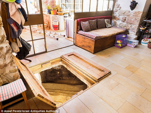 Tal Shimshoni and his family discovered the bath while renovating their home. Unsure what to do with it, they fitted a trapdoor and hid it beneath a rug for nearly three years before calling in archaeologists
